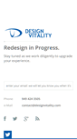 Mobile Screenshot of designvitality.com