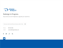 Tablet Screenshot of designvitality.com